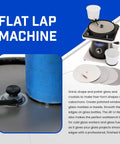 8 Inch Pro Grade All U Need Lapidary Machine For Stone Cabbing And Polishing with discs and detailed close-up view