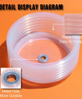 Detail of dust bowl catcher for 4-1/4 Inch Hole Saw Kit For Recessed Can Lights With wave structure and metal hole.