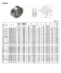 Rock Solid One Way Bearing Overrunning Clutch Cka 45100 built tough with detailed dimensions and features for industrial use.