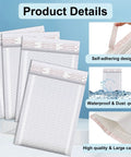 10 Pack Extra Large 20x24 Inch Bubble Mailers With Poly Padding Waterproof And Tear Resistant Adhesive Closure Mailing Bags
