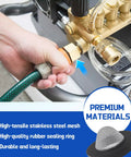 Inlet Screen Filter With Gasket, Three Pack Hose Filter Washers For Pressure Washer Pumps, connecting to a garden hose fitting