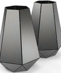 Two Vase Welding Practice Kit For Beginners, 17 Gauge Mild Steel Plates, pre-cut vases shown with easy assembly and perfect fit.