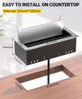 Pop Up Power Strip With PD 30W USB Ports For Table Conference Room And Countertop Use installation diagram