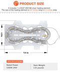 DC47-00019A Dryer Heating Element 5300 Watts 240 Volts Replacement For Samsung Dryers, front view showing dimensions and specifications.