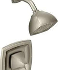 Voss Brushed Nickel Shower Trim Kit With Posi-Temp Valve Compatibility Eco-Performance Pressure Balancing M-PACT Upgrade Ready