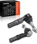Front Outer Tie Rod End Replacement For Chevy Equinox 2010-2017, GMC Terrain 2010-2017, Cadillac SRX 2010-2016, Front Outer Left And Right Driver And Passenger Side, Helps Fix Uneven Tire Wear And Improve Steering., pair kit with box