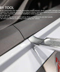 4140 Steel Automotive Pry Tool For Trim Panels And Fasteners, Chrome Molybdenum Car Panel Removal Tool With Ergonomic Curved Tip