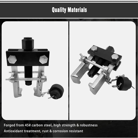 Beefy Heavy Duty Pitman Arm Puller With Adapter And Adjustable Jaws Bearing And Gear Removal Tool with 45# carbon steel