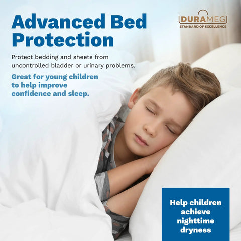 Heavy Duty Disposable Underpads 23X36 Inch 120 Pack With Sap Absorbency For Incontinence Or Puppy Training Waterproof Leak Proof Bed Pads To Keep Your Mattress And Furniture Bone Dry For Adults, child sleeping on bed with protection.