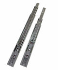 Heavy Duty 12 Inch Drawer Slides With Full Extension Ball Bearing Three Section Glides Rust Proof Zinc Plated Metal Soft Close