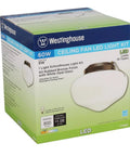 Box of Led Schoolhouse Ceiling Fan Light Kit For Indoor Outdoor Use Energy Star Rated Three Fitters With White Opal Glass Shade