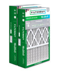 16x25x5 MERV 8 Pleated Air Filter 2 Pack For HVAC Systems Dust And Allergy Defense Fits Honeywell FC100A1029 Lennox X6670