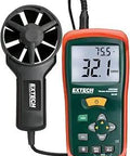 Pocket Size Thermo Anemometer With CFM CMM Readouts, Big Clear Display For Airflow And Ambient Temperature, Simultaneous Velocity And Temperature