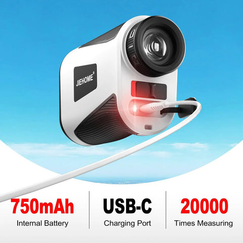 Golf Rangefinder With Slope And Magnetic, Coach Mode And Triangulation, Upgraded Laser Rangefinder, 1200 Yard Range, 7X Magnification, Seven Modes For Golf And Hunting, Easy Pin Lock For Men And Women, USB-C charging, 750mAh battery