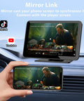 Wireless 7 Inch HD CarPlay Screen Slick Portable Touchscreen Stereo For Cars with smart device mirror link feature. 