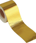 Side view: Reflect-A-Gold insulation tape roll, 2 in x 15 ft, adhesive-backed