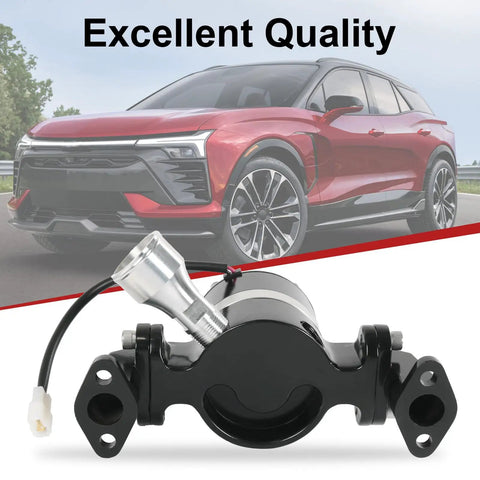 Professional Grade Superior Plug And Play Replacement Small Block Electric Water Pump For Chevy Sbc 262 283 327 400 with black aluminum housing.