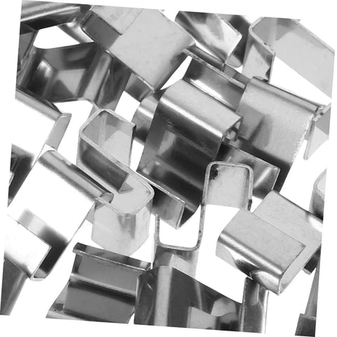DIY Friendly Stainless Steel Glazing Clips For Greenhouse Set Of Five With Twenty Five Clips Per Set Easy Install Kit Durable Clamp For Glass And Polycarbonate Panels