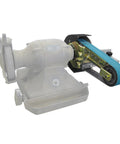 Hella Versatile 2 X 36 Belt Grinder Attachment For Bench Tools That Mounts Any Way You Like With Zero Sweat Quick Change Tensioning And Easy Tracking For Serious Workshop Jobs on grinder.