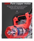 Top Shelf Mini Table Saw And Profile Cutting Machine delivering beast mode precision with pure copper motor for cutting wood, metal, plastic.