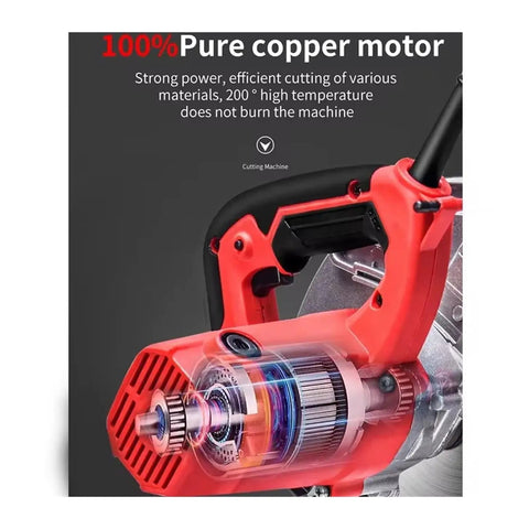 Top Shelf Mini Table Saw And Profile Cutting Machine delivering beast mode precision with pure copper motor for cutting wood, metal, plastic.