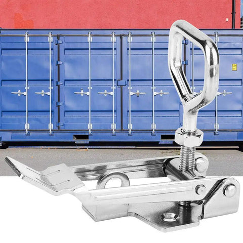 Over Center Latches With Adjustable Triangular Clamp Toggle for doors, toolboxes, lockers, and commercial vehicles, stainless steel