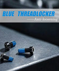 Heavy Duty Standard Head Gunsmithing Screws Rock Solid Fillister Design Precision Size 648 And 840 Threads with blue threadlocker.