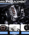 Drop-In Replacement Alternator For Hyundai Tucson 2016-2021 2.0L, Elantra 2015-2016 1.8L, And Kia Soul 2017-2019 2.0L, detailed view