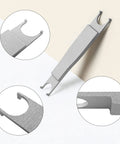 Pro Grade Heavy Duty Fountain Pen Repair And Disassembly Wrench For Nib And Piston Removal Stainless Steel Tool detailed view