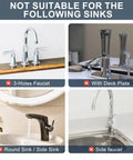 Four types of sinks not suitable for Silicone Sink Splash Guard Mat For Faucet Base Water Catcher Draining Pad