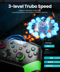Wireless Pro Controller For Nintendo Switch Switch Lite And OLED And PC Windows, motion control turbo feature in action