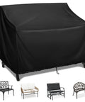 All Weather Outdoor Loveseat Cover For Patio Benches And Gliders Waterproof 420D Oxford Fabric Tough As Nails Built To Last