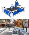 Pro Grade CNC Wood Router With Automatic Tool Change For Engraving And Milling 4x8 Foot Table 1325 3 Axis Machine in workshop