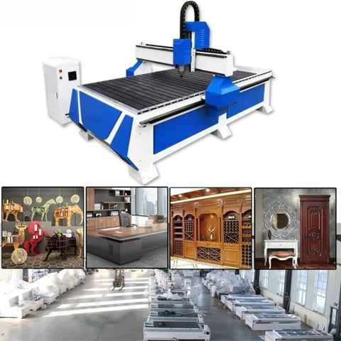 Pro Grade CNC Wood Router With Automatic Tool Change For Engraving And Milling 4x8 Foot Table 1325 3 Axis Machine in workshop