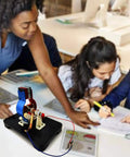Students assembling Hands On DIY Electric Motor Kit For STEM Labs And School Projects That Easily Demonstrates How Motors Work