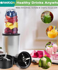Beefy Replacement Blender Blades Two Pack For Magic Bullet 250W, High Quality Stainless Steel, Fits MB1001 MB1001B MBR0301 MBR0701P MBR1101 MBR1701 MBR1702 Ideal For Smoothies Nuts Ice Frozen Fruit, black replacement blades