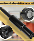 Heavy Duty Gas Cylinder Replacement For Steelcase Leap V2 Office Chair Side Activated Four And A Half Inch Height Adjustment 350 Newton Load 28mm Shaft Black Easy Install.