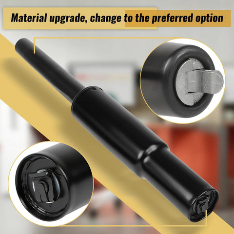 Heavy Duty Gas Cylinder Replacement For Steelcase Leap V2 Office Chair Side Activated Four And A Half Inch Height Adjustment 350 Newton Load 28mm Shaft Black Easy Install.