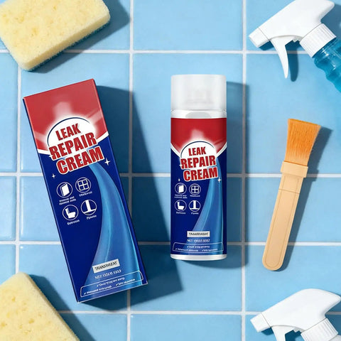 Heavy Duty Waterproof Sealant Clear Spray For Multi Purpose Indoor And Outdoor Home Fixes Tough As Nails Adhesive Coating with sponge and spray bottle.