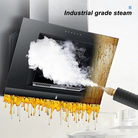 Built Tough Heavy Duty Steam Cleaner With 4Ft Water Inlet Hose 1700W 110V US Plug cleaning kitchen grease on hood