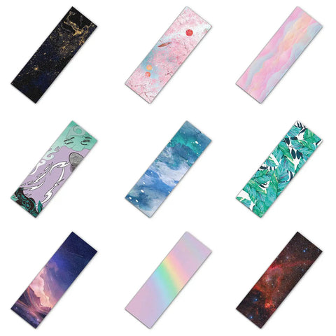 Nine colorful Grippy Sandpaper Grip Tape For Skateboard Non Slip Matte Pad For Tricks And Grinds, Fine Grit Sticker designs