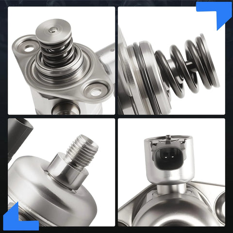 Close-up views of Drop In High Pressure Fuel Pump for Cadillac ATS 2013 2015 2.0L And 2.5L And CTS 2014 2015 2.0L Reliable Replacement.