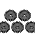 5 Pack Steel Servo S Gears With 24 Tooth Internal Spline, Module 0.8, Rugged S Gear Set For Robotics RC Cars CNC Machinery And Industrial Projects
