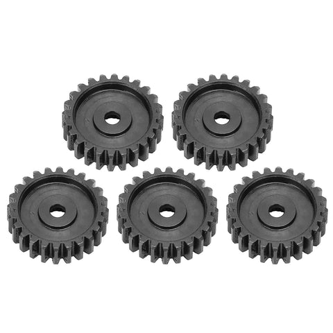 5 Pack Steel Servo S Gears With 24 Tooth Internal Spline, Module 0.8, Rugged S Gear Set For Robotics RC Cars CNC Machinery And Industrial Projects