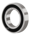 Close-up of 10 Pack 6802 2RS Ball Bearings 15x24x5mm with double rubber seals, pre-lubricated deep groove chrome steel.