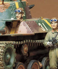 Chi Ha Type 97 Tank Model Kit 1 35 Scale With One Piece Vinyl Tracks And Dual Markings For Two Japanese WW2 Armor Vehicles Must Have For Collectors And Hobbyists with figures