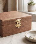 Bulk 100 Set Iron Toggle Hasp Latches With Screws For Jewelry Boxes Wood Cabinets And Storage Projects Yellow Heavy Duty Hardware Upgrade on wooden jewelry box.