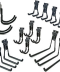 Heavy Duty Slatwall Hooks 14 Pack For 3 Inch Slatwall Panels Garage Wall Organizer With Multi Size Hanging Hooks