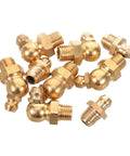 Nine Piece Copper Grease Nipple Kit For Vehicles With Durable Copper Fittings Universal Fit Hassle Free Install And Long Lasting Performance