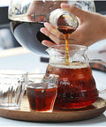 Heavy Duty 3 Liter Cold Brew Coffee Maker With Precision Stainless Drip Valve And Solid Wood Bracket Craft for smooth iced coffee pouring.